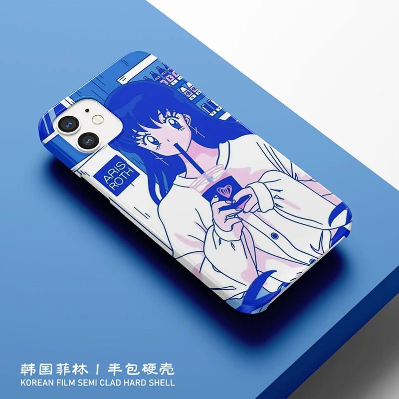 Retro Anime Uniform Girls Phone Case for iPhone 14 12 13 Pro XS MAX 8 7 Cases Luxury Glossy Hard PC Half Frame Shockproof Cover
Retro Anime Uniform Girls Phone Case for iPhone 14 12 13 Pro XS MAX 8 7 Cases Luxury Glossy Hard PC Half Frame Shockproof Cover