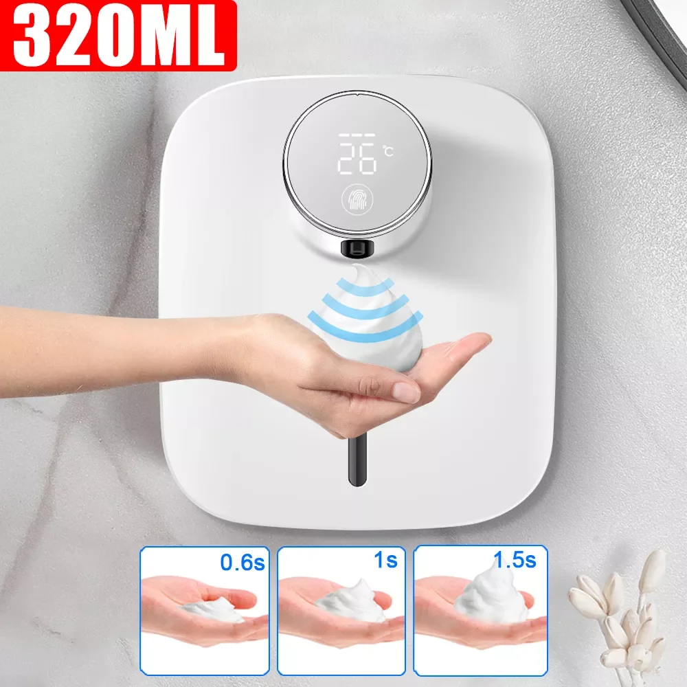 Automatic Liquid Soap Dispenser Touchless Sensor Foam Machine with Temperature Display Hand Sanitizer Dispenser
Automatic Liquid Soap Dispenser Touchless Sensor Foam Machine with Temperature Display Hand Sanitizer Dispenser