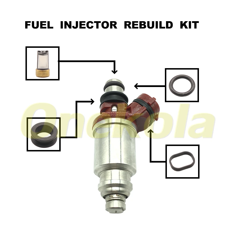 Fuel Injector Service Repair Kit Filters Orings Seals Grommets for Mitsubishi Pajero 195500-5810
Fuel Injector Service Repair Kit Filters Orings Seals Grommets for Mitsubishi Pajero 195500-5810