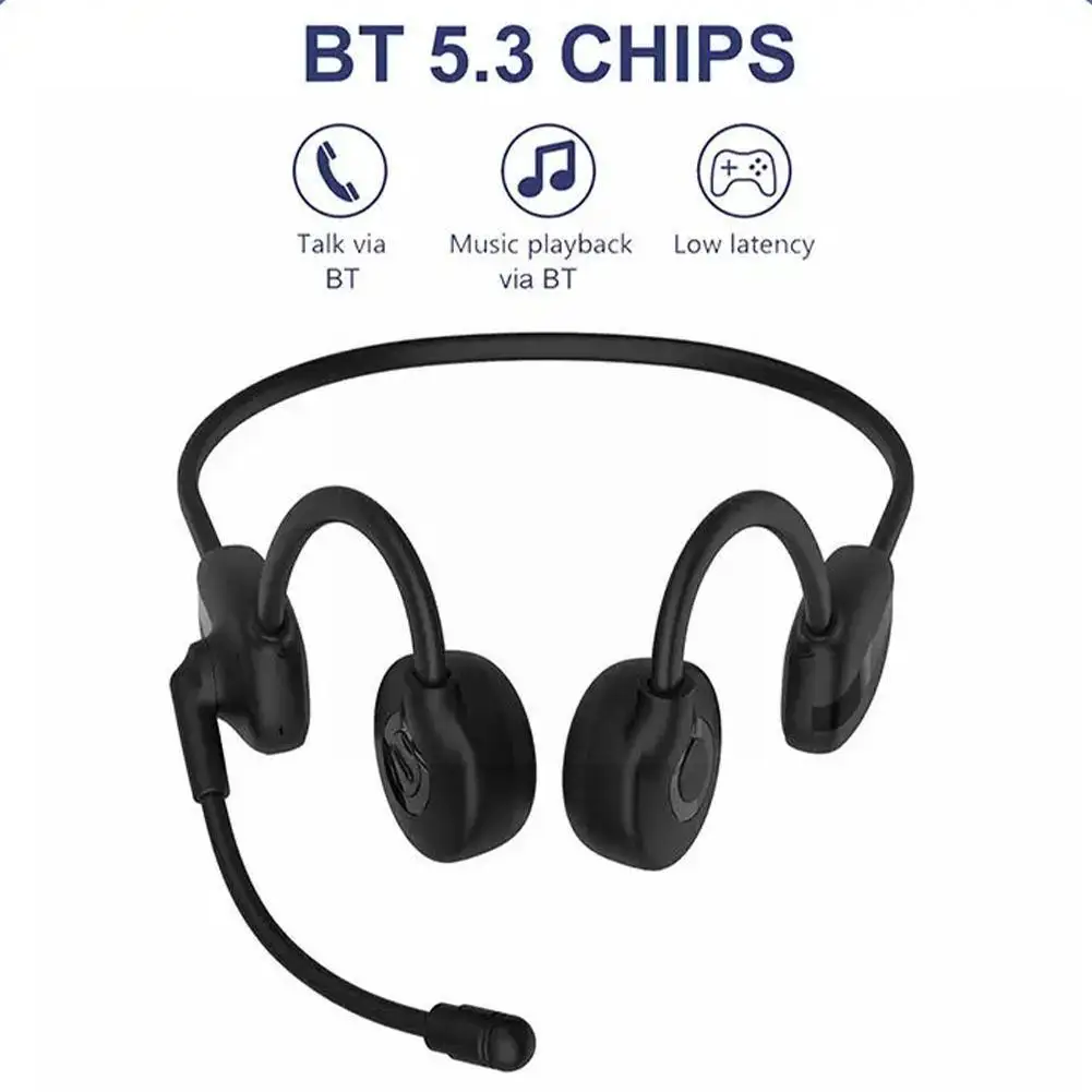 Беспроводные Bluetooth-наушники с костной проводимостью, уличные спортивные водонепроницаемые наушники с ушным крючком и открытым микрофоном, деловые наушники R2F7
Беспроводные Bluetooth-наушники с костной проводимостью, уличные спортивные водонепроницаемые наушники с ушным крючком и открытым микрофоном, деловые наушники R2F7