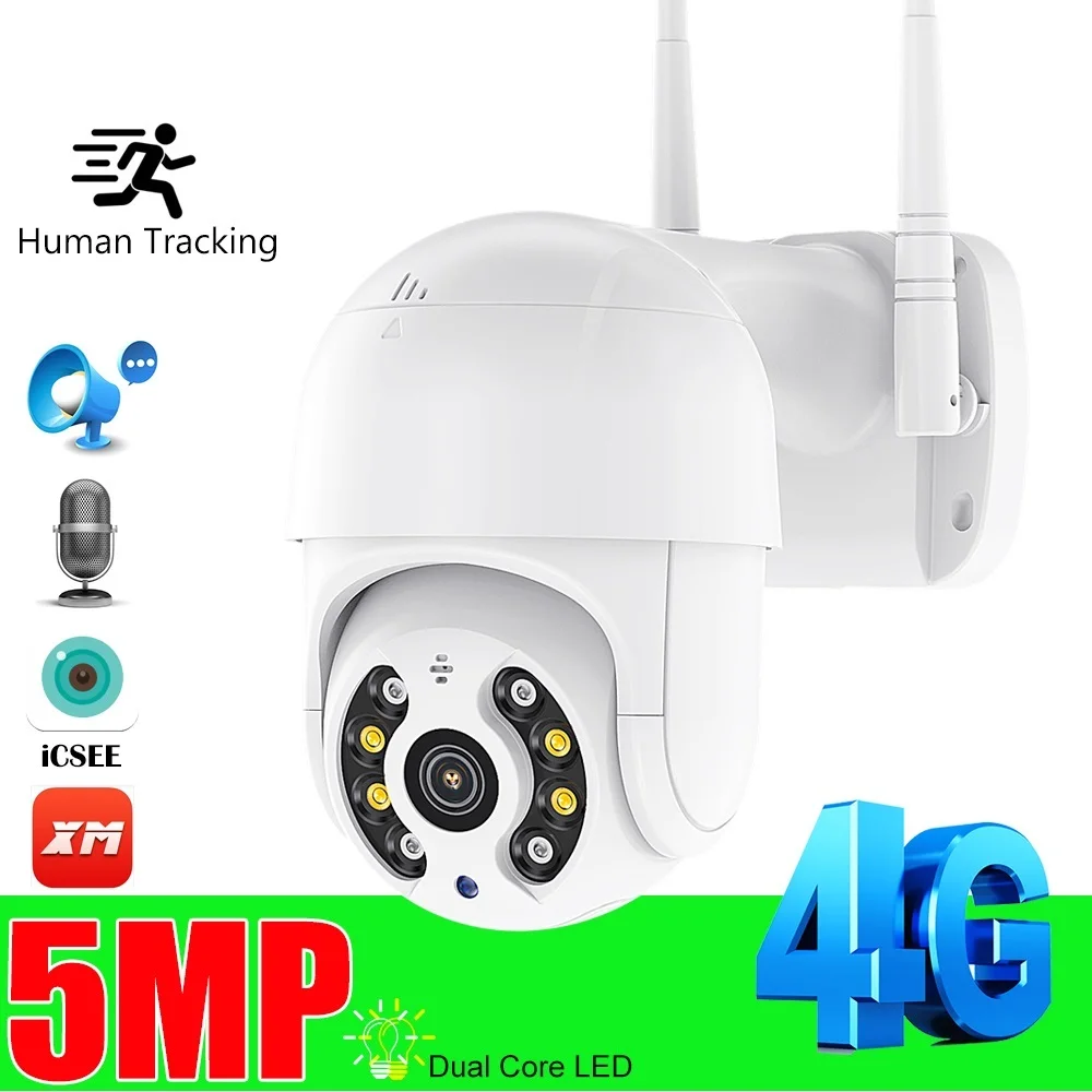 2023 4G SIM Card IP Camera PTZ 1080P 3MP 5MP HD Wireless WIFI Outdoor Security Dome Camera CCTV P2P Onvif Two Way Audio iCsee
2023 4G SIM Card IP Camera PTZ 1080P 3MP 5MP HD Wireless WIFI Outdoor Security Dome Camera CCTV P2P Onvif Two Way Audio iCsee
