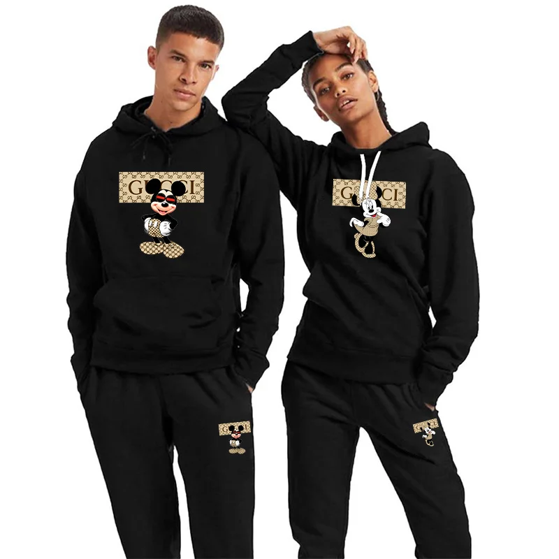 Disney Hot Sale Fashion Lover Couple Sportwear Man Set Brand Printed Hooded Clothes Set Hoodie and Pants Plus Size Hoodies Women
Disney Hot Sale Fashion Lover Couple Sportwear Man Set Brand Printed Hooded Clothes Set Hoodie and Pants Plus Size Hoodies Women