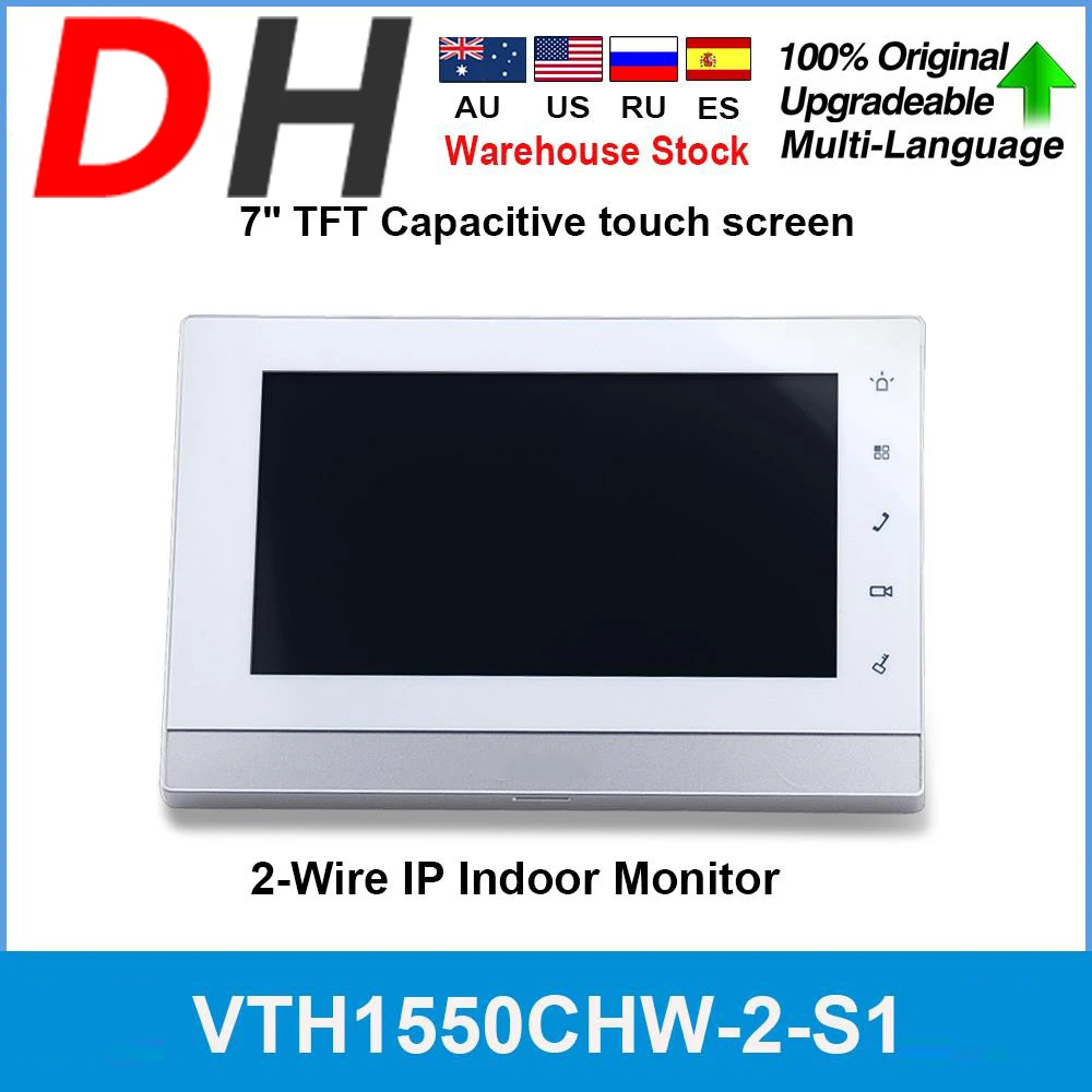 Встроенный 2-проводной IP-монитор DH, оригинальный емкостный сенсорный экран TFT 7 дюймов, для систем внутренней связи 
Встроенный 2-проводной IP-монитор DH, оригинальный емкостный сенсорный экран TFT 7 дюймов, для систем внутренней связи