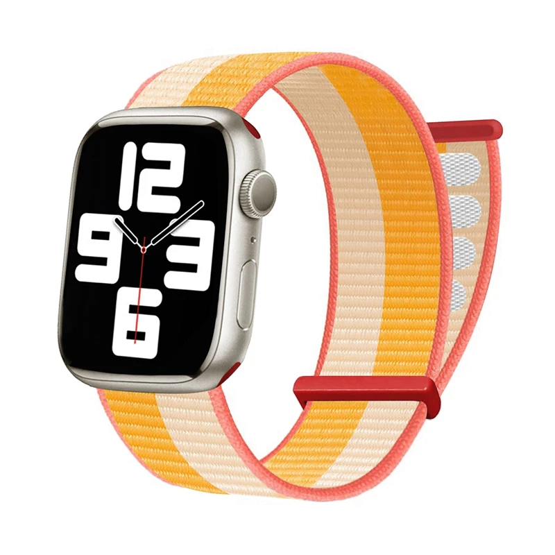 Ремешок нейлоновый для apple watch band, спортивный браслет для iWatch Series 4 5 6 se 7, 45 мм 41 мм 44 мм 40 мм 38 мм 42 мм
Ремешок нейлоновый для apple watch band, спортивный браслет для iWatch Series 4 5 6 se 7, 45 мм 41 мм 44 мм 40 мм 38 мм 42 мм