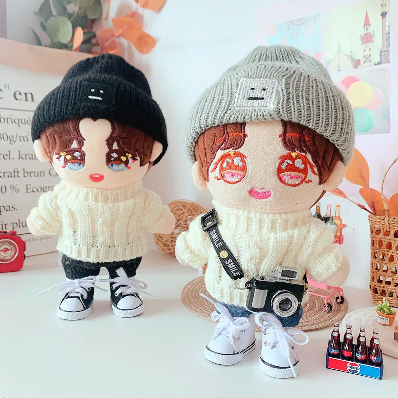 20cm Baby Doll clothes Plush Doll's Clothes Knitted hat sweater Toy Dolls Accessories for our generation 20cm doll accessories
20cm Baby Doll clothes Plush Doll's Clothes Knitted hat sweater Toy Dolls Accessories for our generation 20cm doll accessories