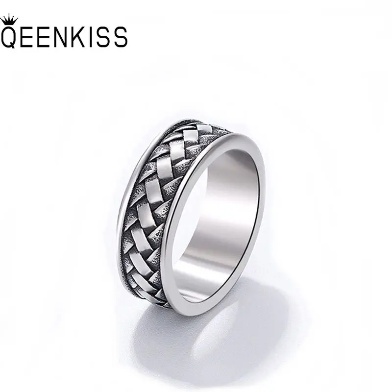 QEENKISS RG8173 Fine Jewelry Wholesale Fashion ManFather Party Birthday Wedding Gift Retro Knitting Titanium StainlessSteel Ring
QEENKISS RG8173 Fine Jewelry Wholesale Fashion ManFather Party Birthday Wedding Gift Retro Knitting Titanium StainlessSteel Ring