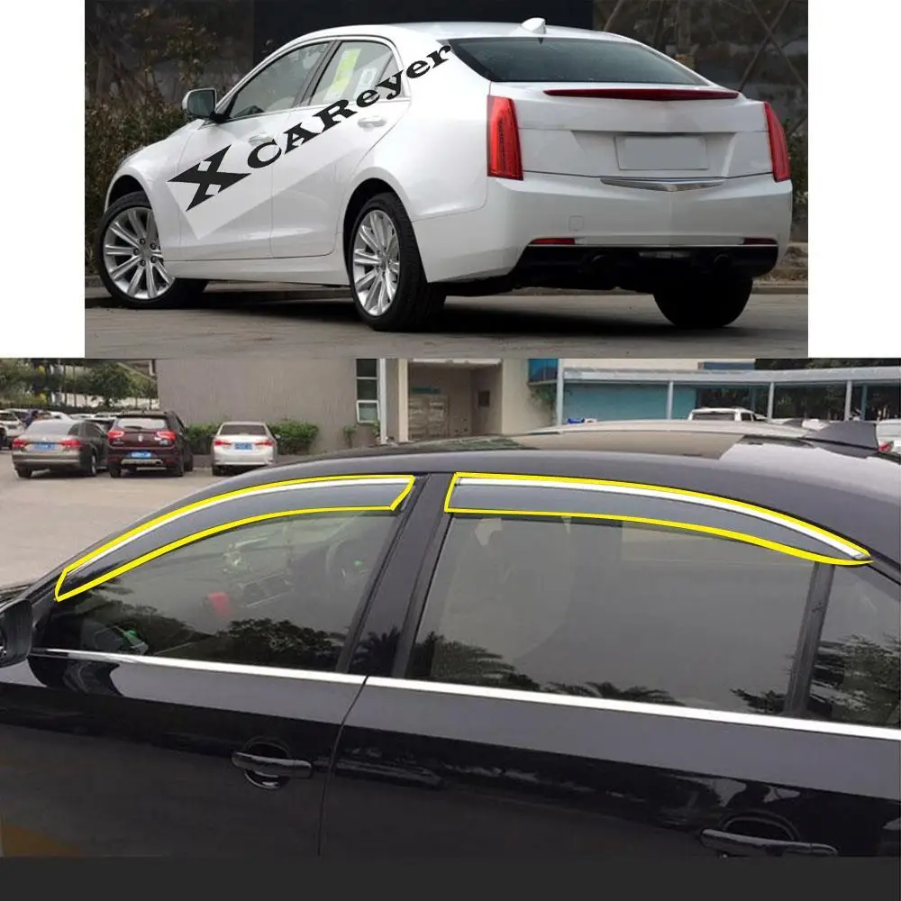 Car Sticker Plastic Window Glass Wind Visor Rain/Sun Guard Vent Smoke Deflectors Protector For Cadillac ATS-L 2015-2021
Car Sticker Plastic Window Glass Wind Visor Rain/Sun Guard Vent Smoke Deflectors Protector For Cadillac ATS-L 2015-2021