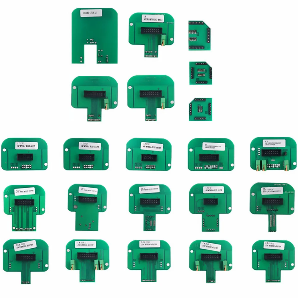 22Pcs Professional Durable Universal Adapter Programmer Computer Programming Tool for ECU Programming
22Pcs Professional Durable Universal Adapter Programmer Computer Programming Tool for ECU Programming