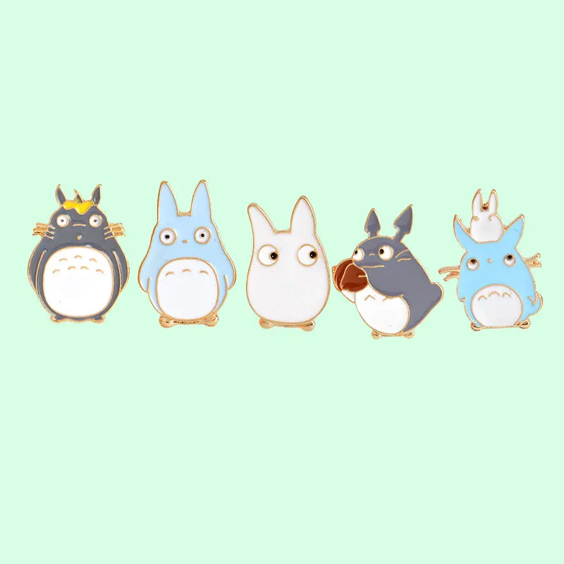 Cute 5pcs/set Japanese Anime Miyazaki Hayao Kawaii Cartoon My Totoro Brooches Pins Girl Jeans Bag Decoration For Friend
Cute 5pcs/set Japanese Anime Miyazaki Hayao Kawaii Cartoon My Totoro Brooches Pins Girl Jeans Bag Decoration For Friend
