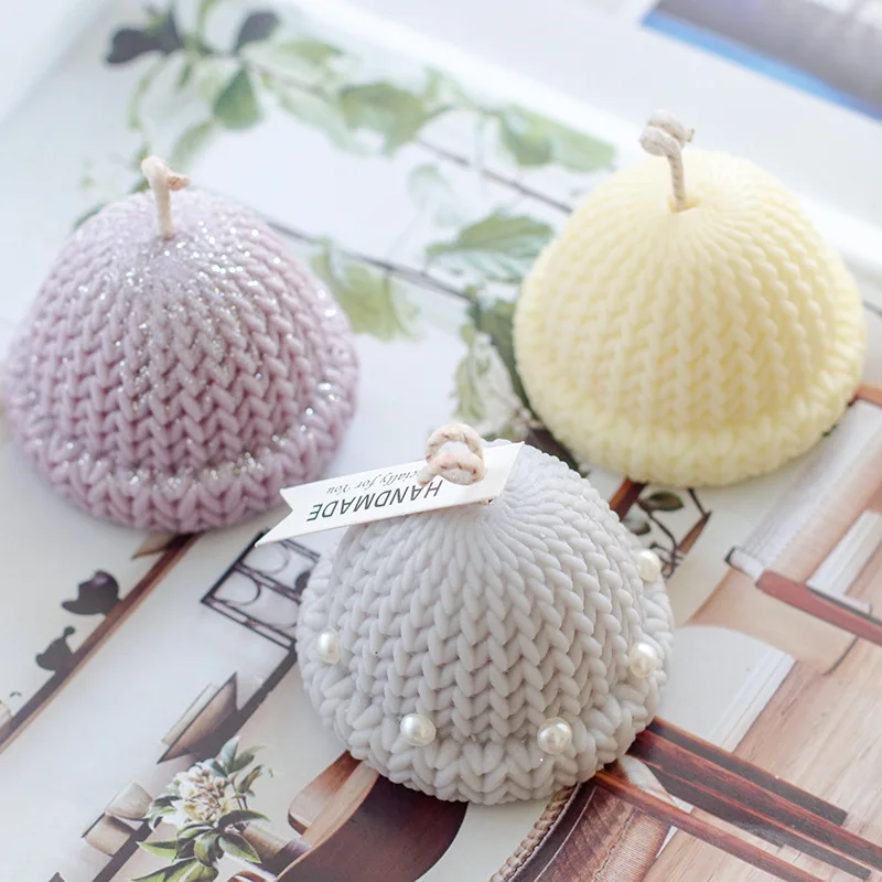 3D Knitted Wool Hat Candle Mold DIY Geometric Aromatic Candle Making Handmade Soap Resin Mold Christmas Gifts Craft Home Decor
3D Knitted Wool Hat Candle Mold DIY Geometric Aromatic Candle Making Handmade Soap Resin Mold Christmas Gifts Craft Home Decor
