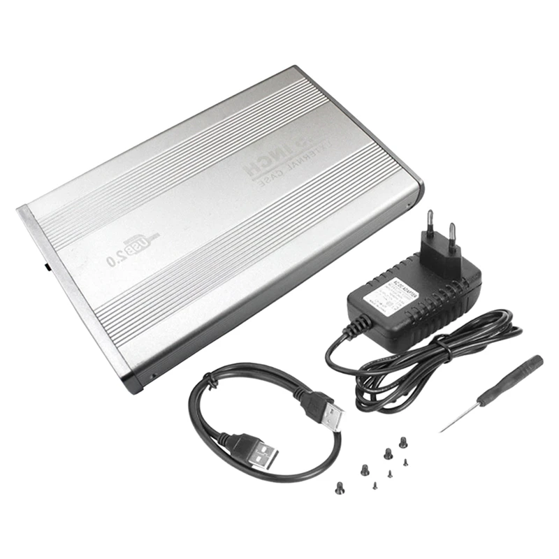 HDD Case 3.5-Inch USB 2.0 To SATA Aluminum Alloy Mobile Hard Disk Box Notebook Desktop External HDD Case
HDD Case 3.5-Inch USB 2.0 To SATA Aluminum Alloy Mobile Hard Disk Box Notebook Desktop External HDD Case
