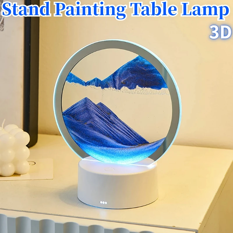 Светодиодная лампа Sandscape, движущаяся Песочная художественная рама, RGB USB песочные часы, светильник глубоководный морской песочный пейзаж в д...
Светодиодная лампа Sandscape, движущаяся Песочная художественная рама, RGB USB песочные часы, светильник глубоководный морской песочный пейзаж в д...