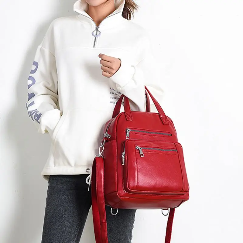 Waterproof Leisure Large Capacity Backpack 2022 New Leather Fashion Shoulder Bags Travel Backpack School Bags For Women Girls
Waterproof Leisure Large Capacity Backpack 2022 New Leather Fashion Shoulder Bags Travel Backpack School Bags For Women Girls