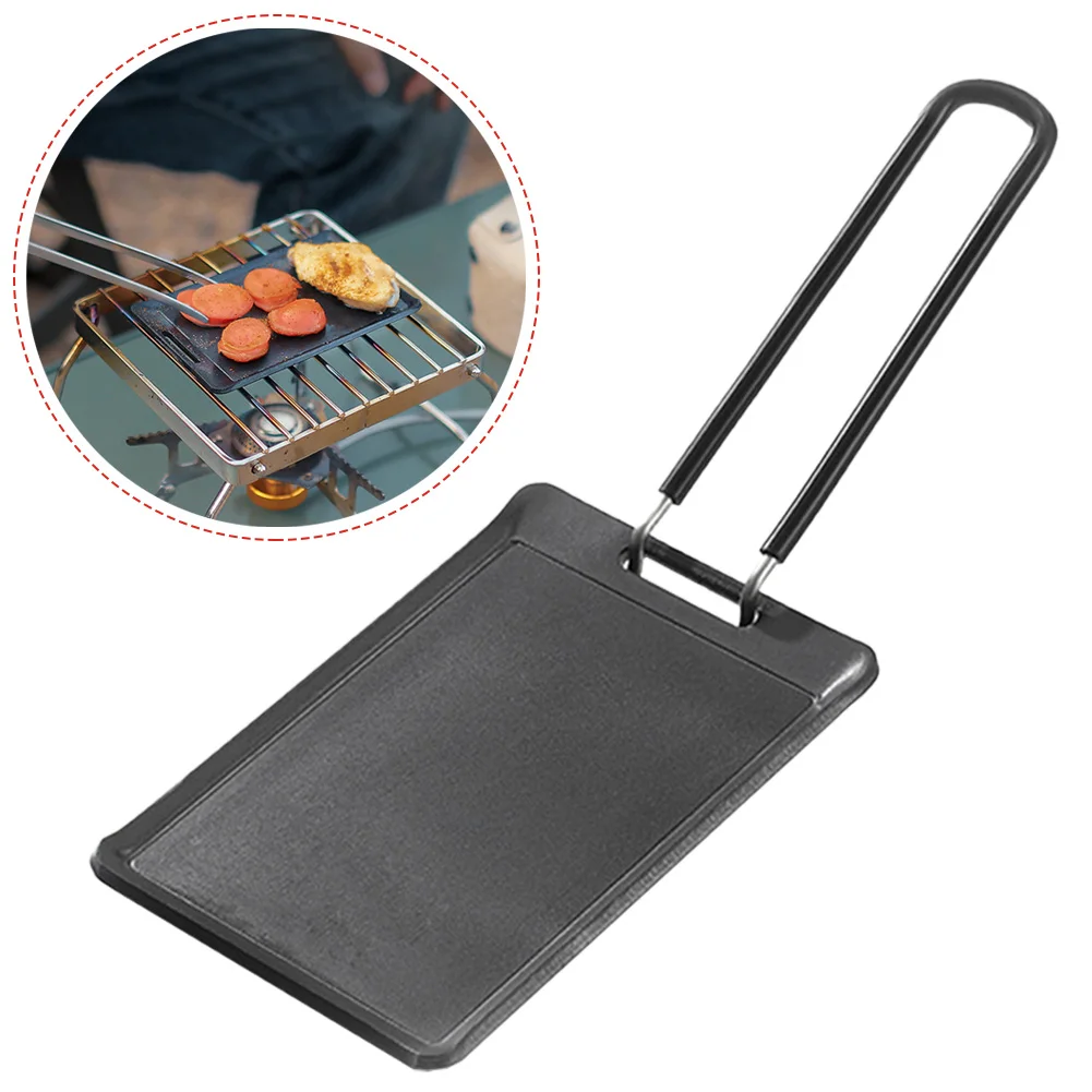 Handle Length 11cm Baking Tray Non-Stick Plate Non-Stick Baking Tray Non-stick Coating Portable Pure Iron Baking Pan
Handle Length 11cm Baking Tray Non-Stick Plate Non-Stick Baking Tray Non-stick Coating Portable Pure Iron Baking Pan