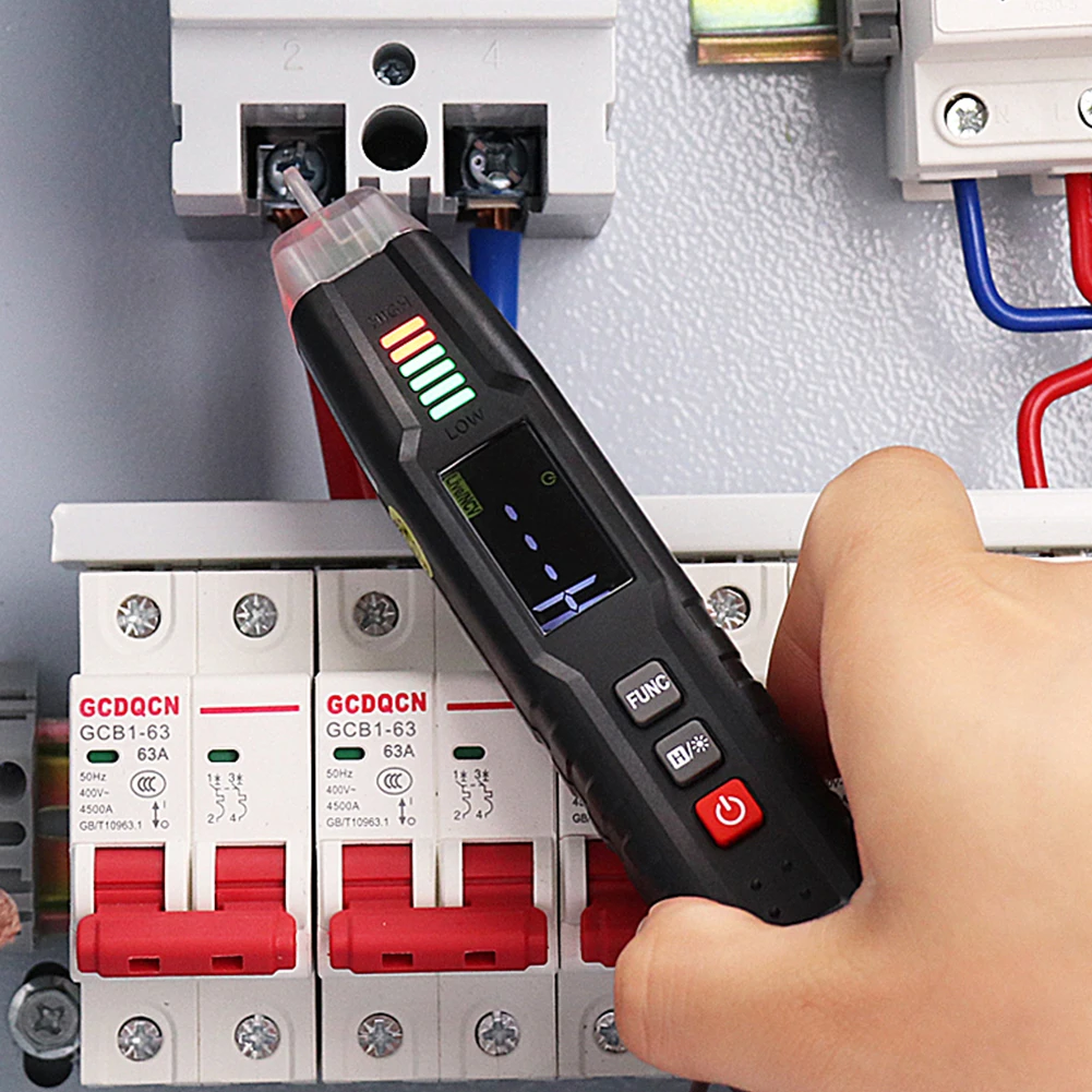 Pen Type Digital Multimeter DC AC Voltage Tester NCV Resistance Capacitance Diode Live Line Tester Tool Auto Ranging Multimeter
Pen Type Digital Multimeter DC AC Voltage Tester NCV Resistance Capacitance Diode Live Line Tester Tool Auto Ranging Multimeter