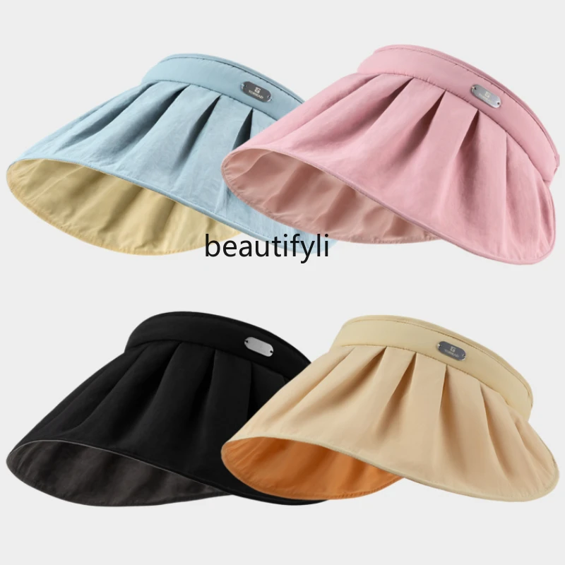 yj Sun Protection Hat Female Summer UV Protection Beach Sun Hat Cycling Sports Cover Face Sun Visor Cap
yj Sun Protection Hat Female Summer UV Protection Beach Sun Hat Cycling Sports Cover Face Sun Visor Cap