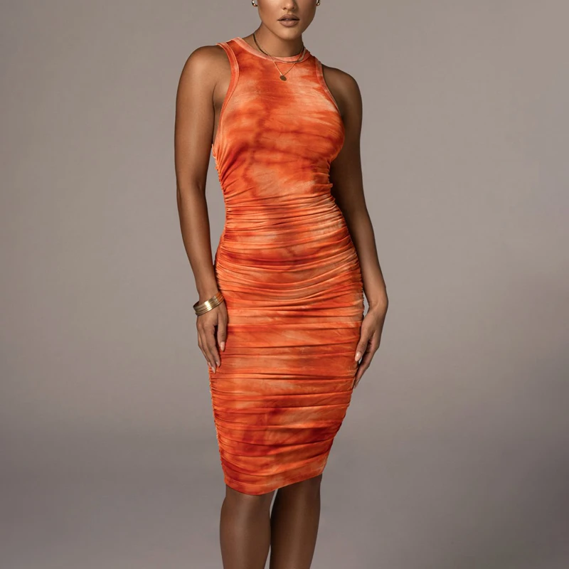 Party Club Dresses Outfits Vestidos Fashion Tie Dye Print Sexy Sleeveless Mini Dress Women 90s Ruched Bodycon Party Elegant 2021
Party Club Dresses Outfits Vestidos Fashion Tie Dye Print Sexy Sleeveless Mini Dress Women 90s Ruched Bodycon Party Elegant 2021