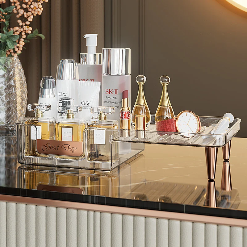 Luxury Transparent Makeup Organizer Desktop Cosmetic Storage Box Lipstick Makeup Brush Storage Rack Bathroom Organizer Shelf
Luxury Transparent Makeup Organizer Desktop Cosmetic Storage Box Lipstick Makeup Brush Storage Rack Bathroom Organizer Shelf