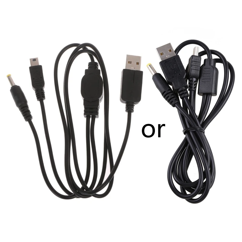 

2 in 1 USB Charger Cable For PSP 1000 2000 3000 Charging Transfer Data Powe Cord For for PSP 2000 Power Cable Game Dropship