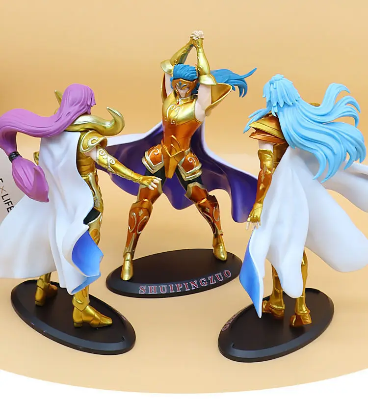 21cm Anime Saint Seiya The Gold Zodiac PVC Action Figures Model Toys Kids Birthday Gifts
21cm Anime Saint Seiya The Gold Zodiac PVC Action Figures Model Toys Kids Birthday Gifts