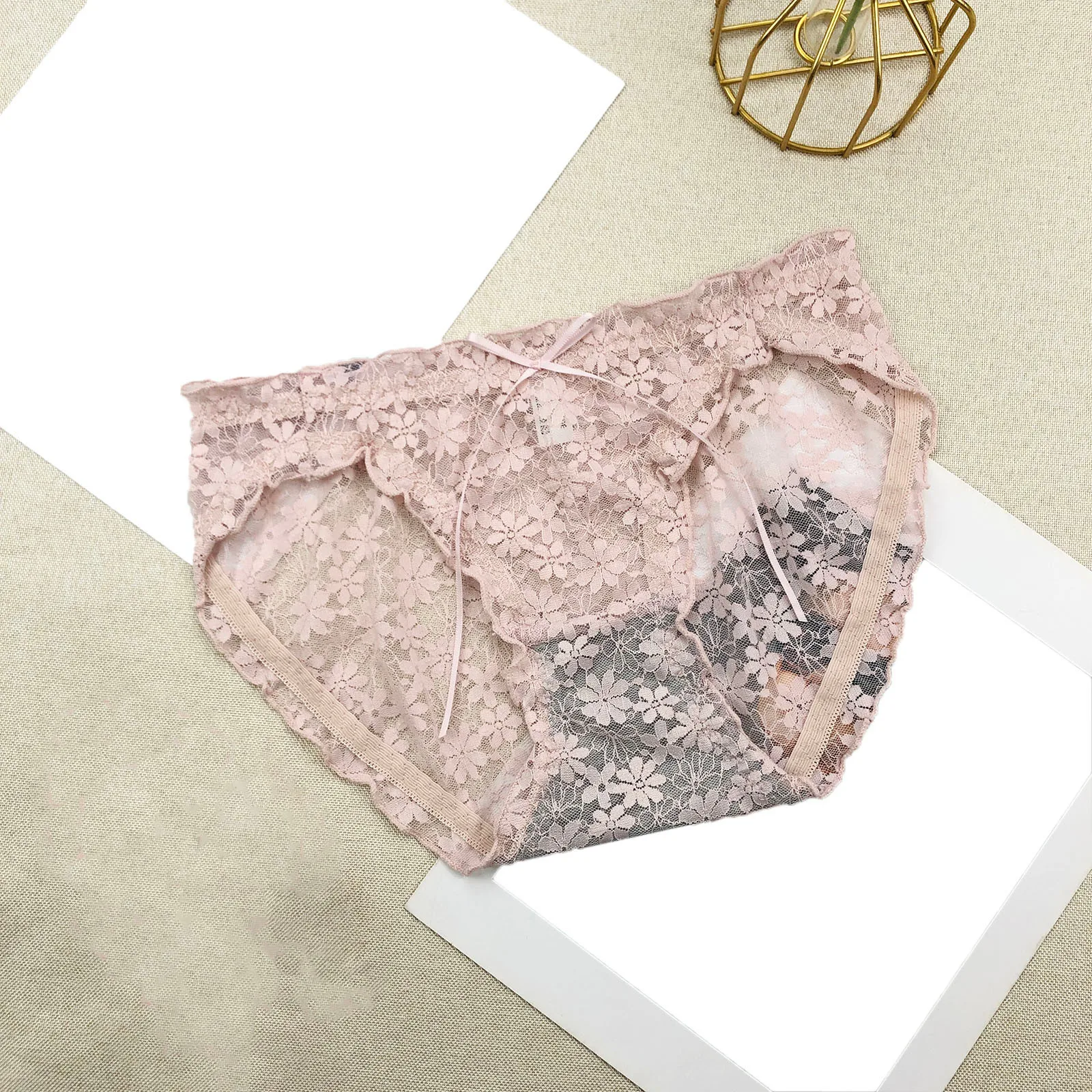 Womens Underwearcomfy Lace Panties Solid Color Sahpper Brief Sexy Panties Large Size High Waist Lingerie Soft Breathable Knicker
Womens Underwearcomfy Lace Panties Solid Color Sahpper Brief Sexy Panties Large Size High Waist Lingerie Soft Breathable Knicker