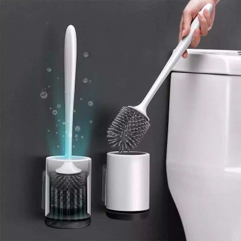 Silicone TPR Toilet Brush and Holder Quick Drain Cleaning Brush Tools for Toilet Household WC Bathroom Accessories Sets
Silicone TPR Toilet Brush and Holder Quick Drain Cleaning Brush Tools for Toilet Household WC Bathroom Accessories Sets