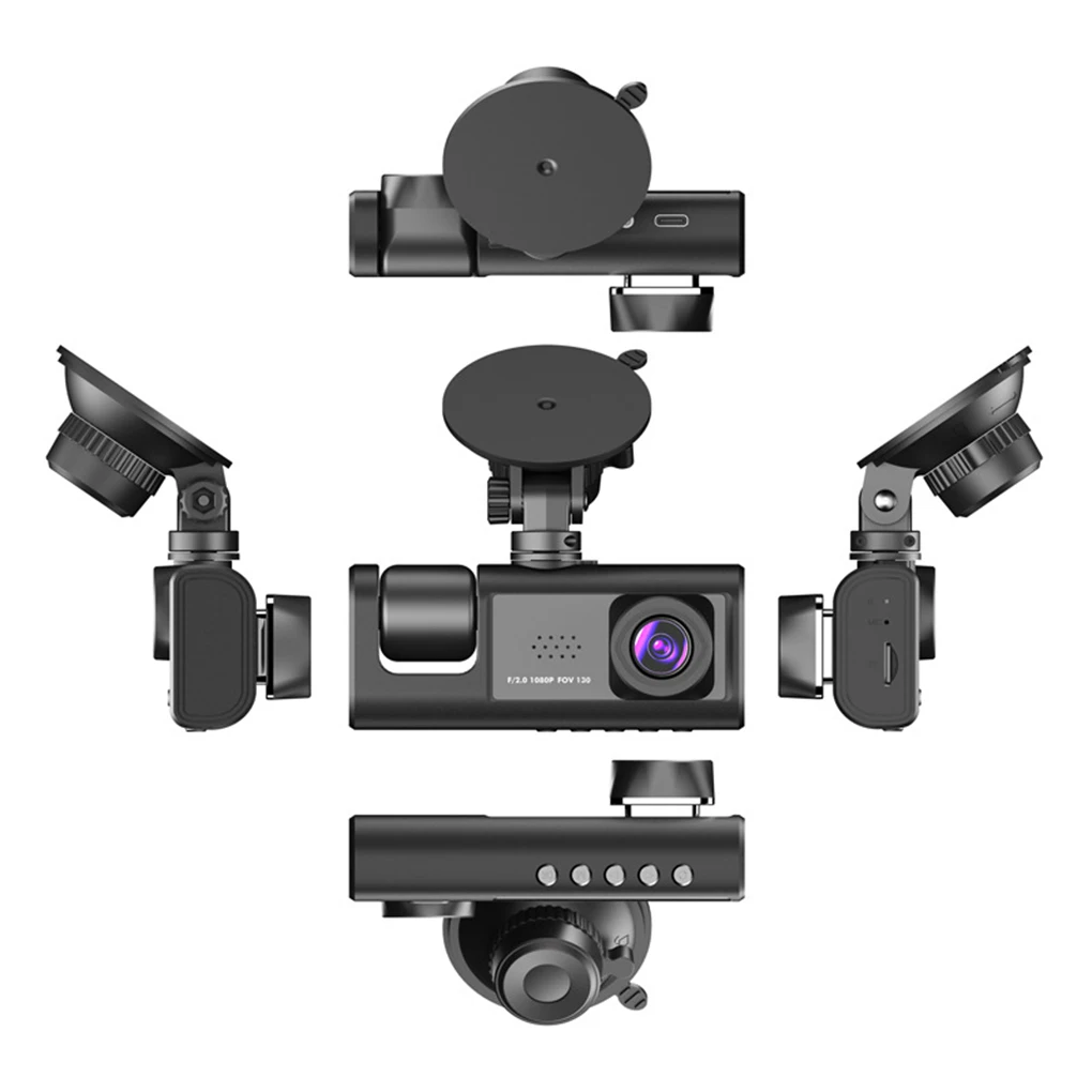 Car 3 Lenses Dash Cam 2-inch Screen Movement Detection Battery Powered Rechargeable Wide Angle USB 2 0 Camera Recorder
Car 3 Lenses Dash Cam 2-inch Screen Movement Detection Battery Powered Rechargeable Wide Angle USB 2 0 Camera Recorder
