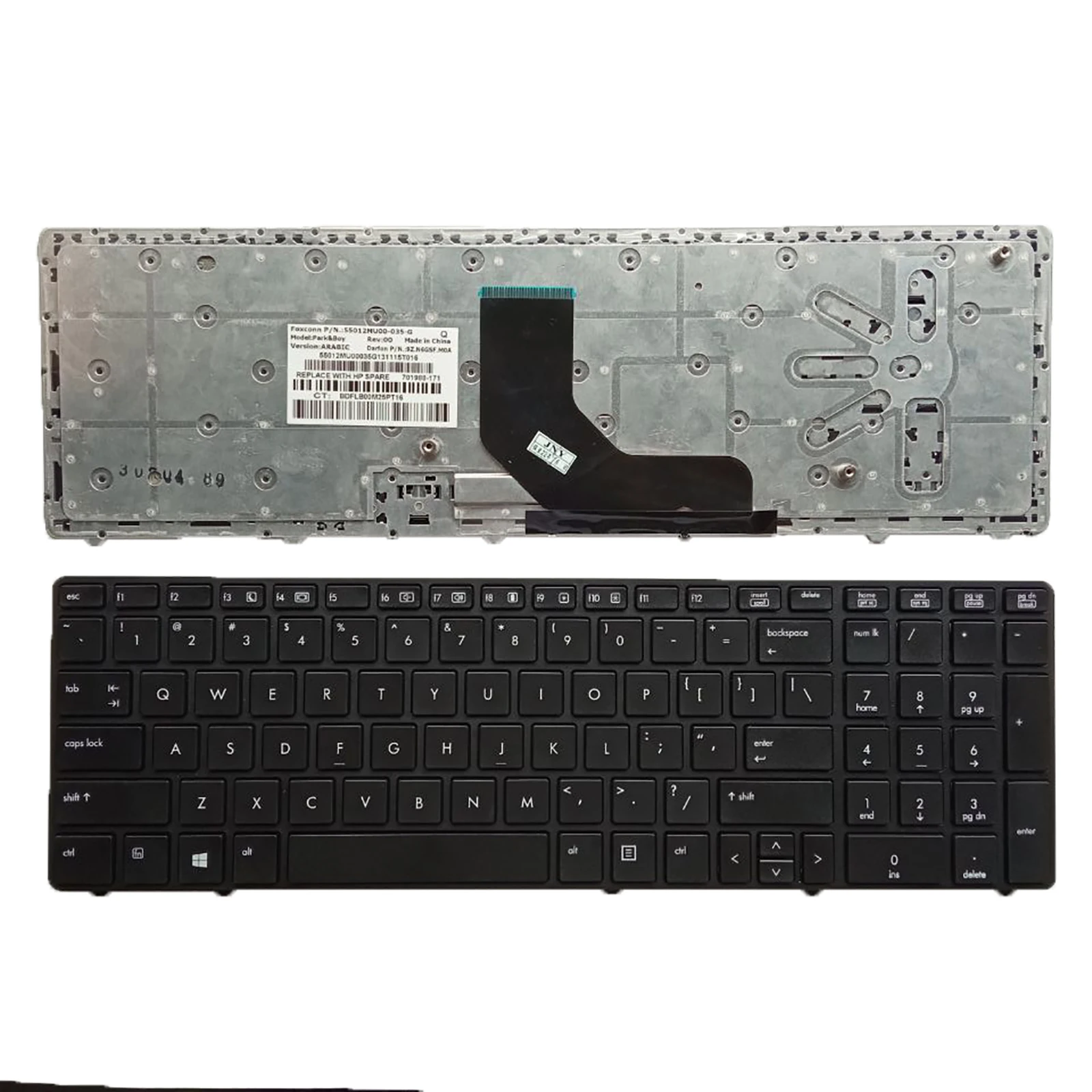 Черная клавиатура с американской раскладкой, черная рамка для HP EliteBook 8560p 8570p ProBook 6560b 6565b без указателя
Черная клавиатура с американской раскладкой, черная рамка для HP EliteBook 8560p 8570p ProBook 6560b 6565b без указателя