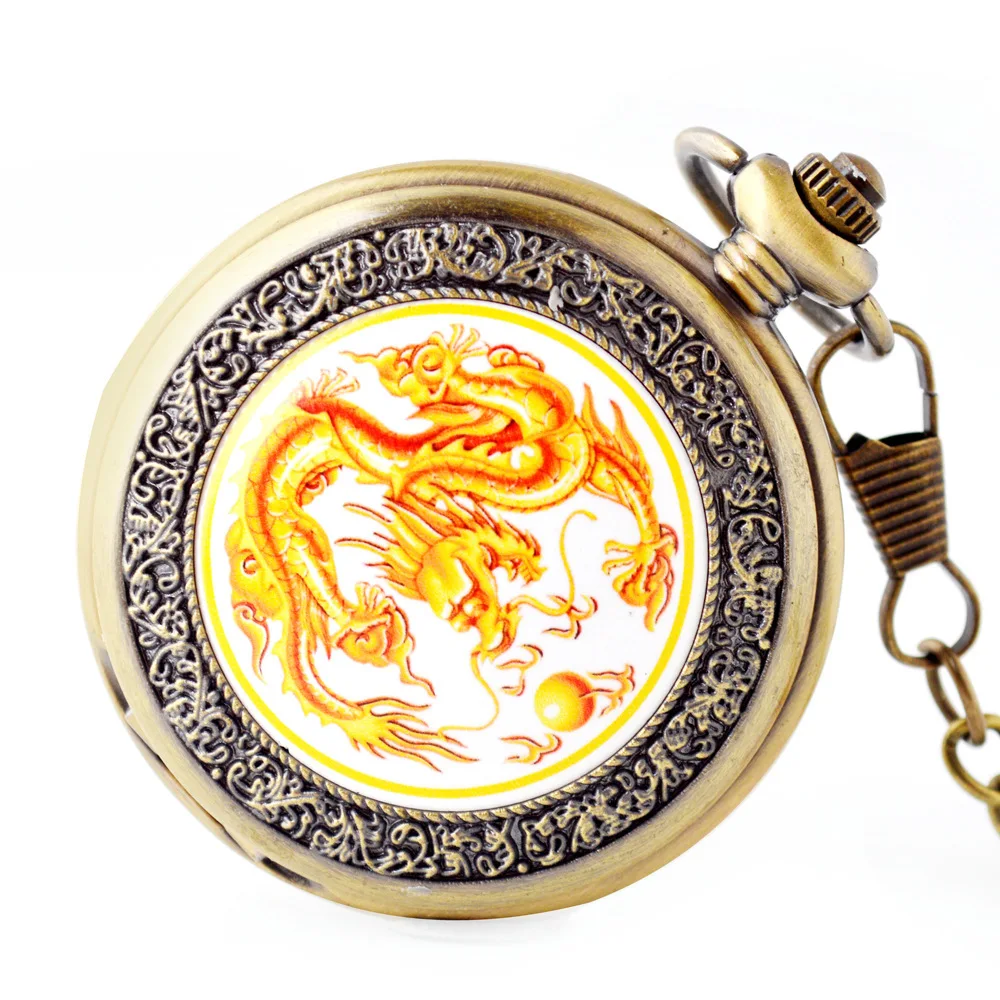 Luxury Dragon Print Case Mechanical Pocket Watch for Men Women Gold Skeleton Dial Fob Chain Pendant Clock for Collection Gifts
Luxury Dragon Print Case Mechanical Pocket Watch for Men Women Gold Skeleton Dial Fob Chain Pendant Clock for Collection Gifts
