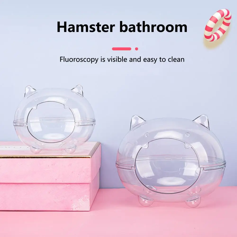 Hamster Bathroom Cute Pig-shape Transparent Plastic Hamster Mini House Sand Bath Box Sandbox Gerbil's Small Animals Dry Toilet
Hamster Bathroom Cute Pig-shape Transparent Plastic Hamster Mini House Sand Bath Box Sandbox Gerbil's Small Animals Dry Toilet