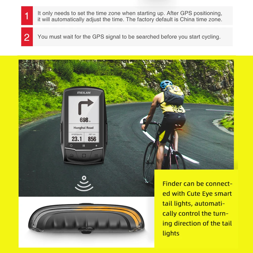 M1 GPS Navigation Bike Computer Bluetooth BLE4.0/ANT+ Connect For Cadence Stopwatch Mount USB Cable Screw Set Cycling Parts
M1 GPS Navigation Bike Computer Bluetooth BLE4.0/ANT+ Connect For Cadence Stopwatch Mount USB Cable Screw Set Cycling Parts