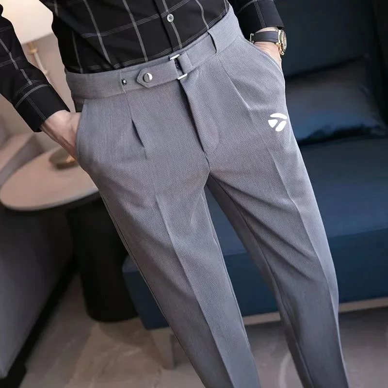 

2023 Golf Pants Men's Spring/Summer Business Leisure Pants Men's High end Pants