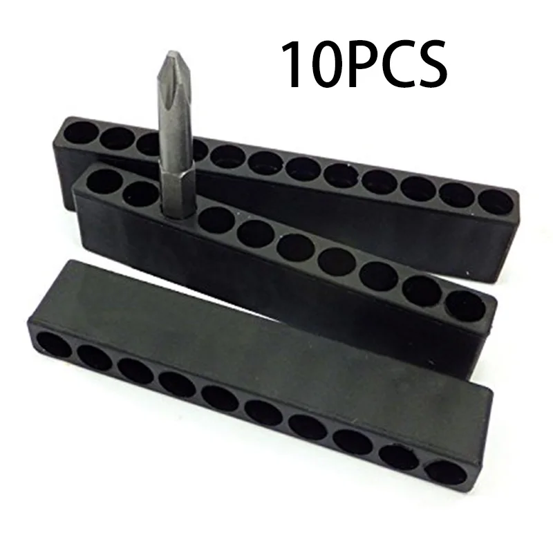 10Pcs 10 Holes Hex Shank Screwdriver Bit Holder Plastic Screwdriver Head Storage Drill Bit Stand Power Accessories
10Pcs 10 Holes Hex Shank Screwdriver Bit Holder Plastic Screwdriver Head Storage Drill Bit Stand Power Accessories