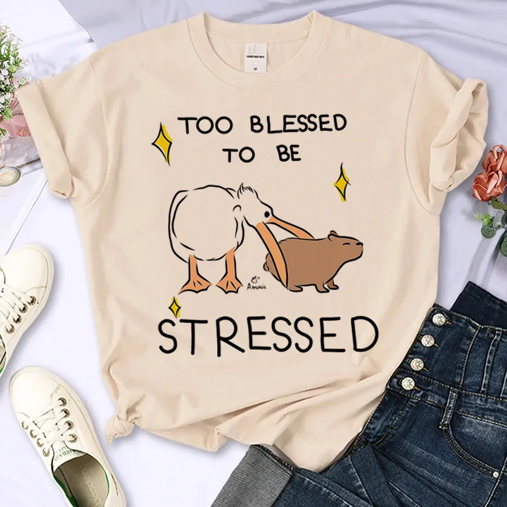 Capybara t-shirts women Y2K Japanese funny t shirt female streetwear comic y2k clothing
Capybara t-shirts women Y2K Japanese funny t shirt female streetwear comic y2k clothing