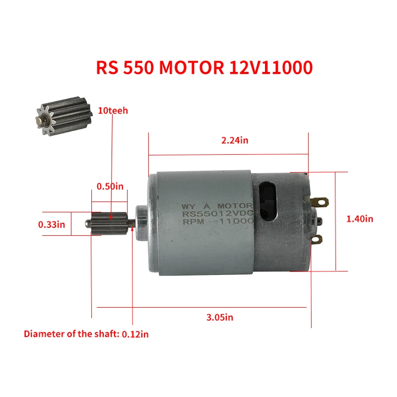 Crianças carro elétrico 550 dc motor, 550 motor de direção para o veículo elétrico, motores de acionamento elétrico para rc carr
Crianças carro elétrico 550 dc motor, 550 motor de direção para o veículo elétrico, motores de acionamento elétrico para rc carr