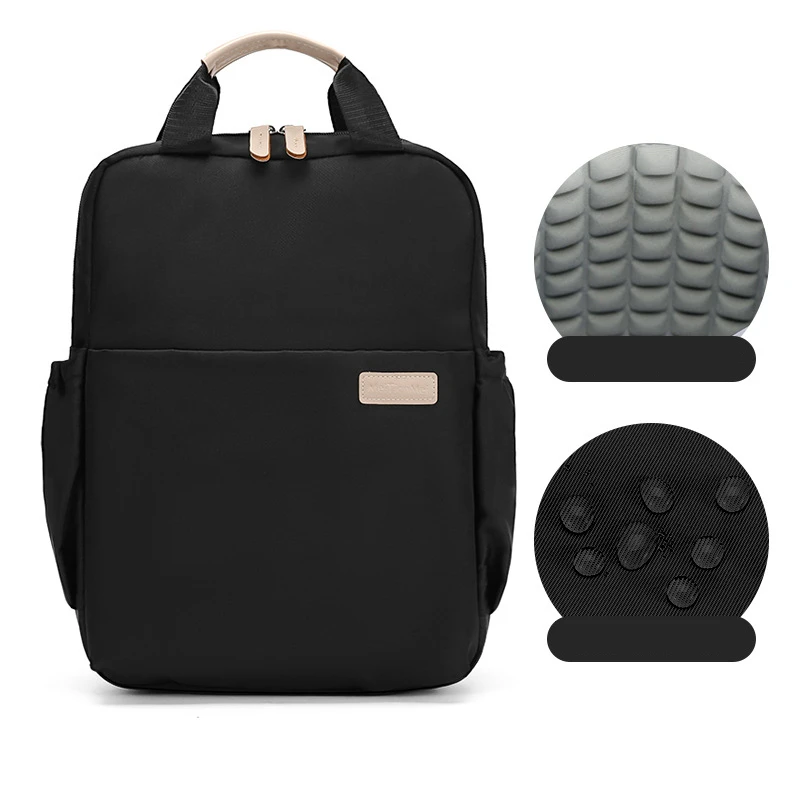 Водонепроницаемый нейлоновый рюкзак для женщин, Простой Школьный ранец для ноутбука 14-15 дюймов, однотонная сумка для девочек-подростков 
Водонепроницаемый нейлоновый рюкзак для женщин, Простой Школьный ранец для ноутбука 14-15 дюймов, однотонная сумка для девочек-подростков