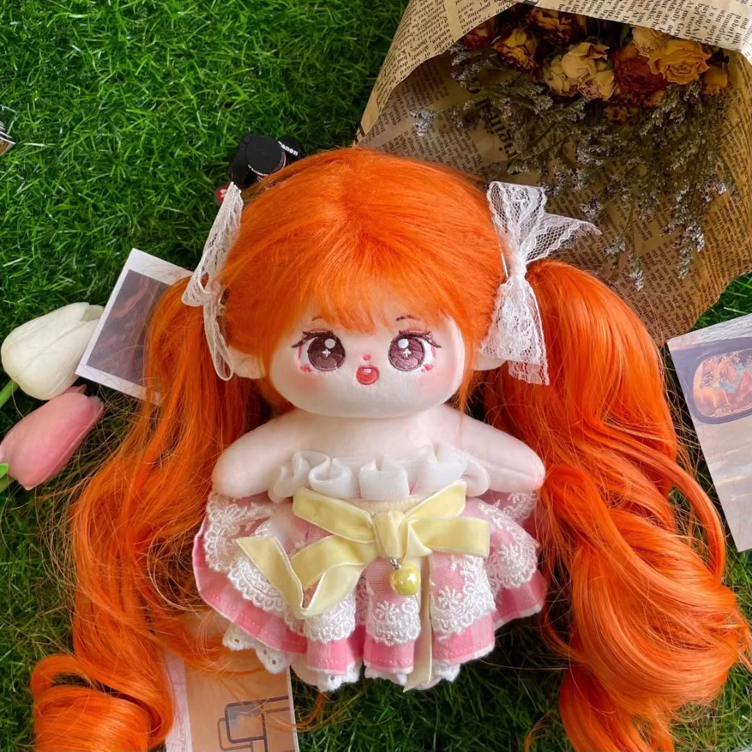 No Attributes Lovely Orange Double Ponytail Wig Girl 20cm Plush Doll Stuffed Body Soft Cute Kawaii Kpop Toy Cosplay Xmas Gift
No Attributes Lovely Orange Double Ponytail Wig Girl 20cm Plush Doll Stuffed Body Soft Cute Kawaii Kpop Toy Cosplay Xmas Gift