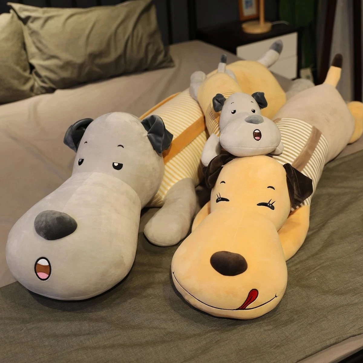 60/80/120CM Giant Plush Toy Sleeping Overalls Dog Stuffed Puppy Dog Soft Animal Toy Soft Pillow Baby Girls Birthday Gift
60/80/120CM Giant Plush Toy Sleeping Overalls Dog Stuffed Puppy Dog Soft Animal Toy Soft Pillow Baby Girls Birthday Gift