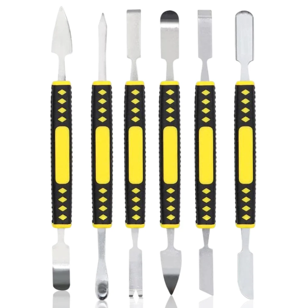 Pack of 6 Crowbars Opening Sticks Computer Laptop Tablet Disassemble Handheld Non-slip Portable Metal Steel Pry Tools
Pack of 6 Crowbars Opening Sticks Computer Laptop Tablet Disassemble Handheld Non-slip Portable Metal Steel Pry Tools