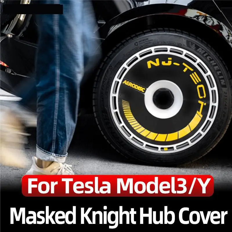 For Tesla Model 3 Model Y 19-Inch 18-Inch Car masked knight Hub cap cover Kit refit Decoration Accessories Wheel Hubcap sticker
For Tesla Model 3 Model Y 19-Inch 18-Inch Car masked knight Hub cap cover Kit refit Decoration Accessories Wheel Hubcap sticker