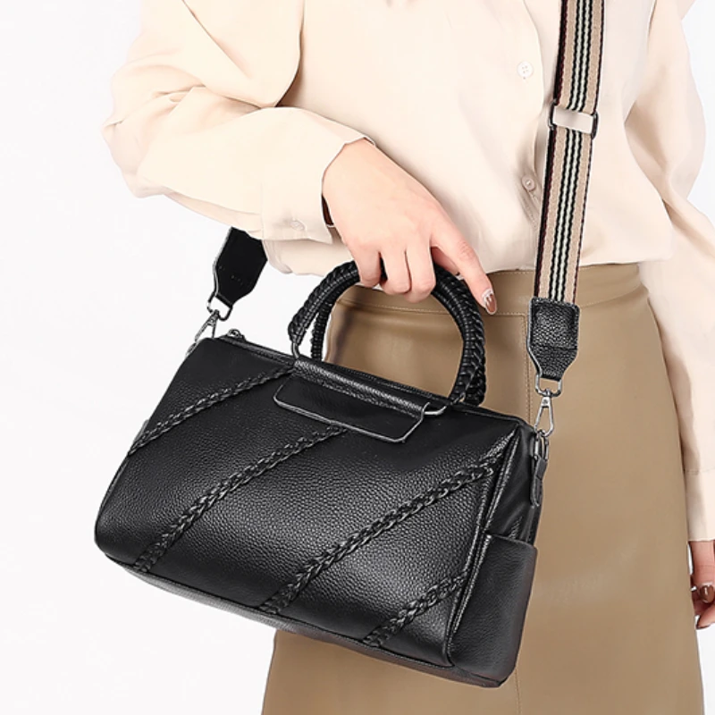Luxury Chic Women's Handbags Classic Simple Messenger Bags Fashion Top-handle Handbag Genuine Leather Shoulder Bag Crossbody Bag
Luxury Chic Women's Handbags Classic Simple Messenger Bags Fashion Top-handle Handbag Genuine Leather Shoulder Bag Crossbody Bag