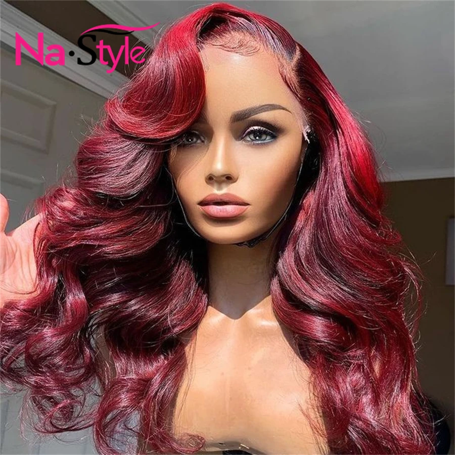 Red Lace Front Human Hair Wigs Deep Wave Frontal Wig Colored Burgundy13x4 Lace Front Wigs Pre Plucked Side Parting 99J Remy130%
Red Lace Front Human Hair Wigs Deep Wave Frontal Wig Colored Burgundy13x4 Lace Front Wigs Pre Plucked Side Parting 99J Remy130%