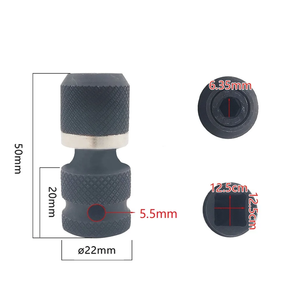 Adapter Hex Socket For 1/4'' Hex Shank 1/2'' Square To 1/4'' Hex 50*22*18mm Chrome Vanadium Steel Brand New
Adapter Hex Socket For 1/4'' Hex Shank 1/2'' Square To 1/4'' Hex 50*22*18mm Chrome Vanadium Steel Brand New