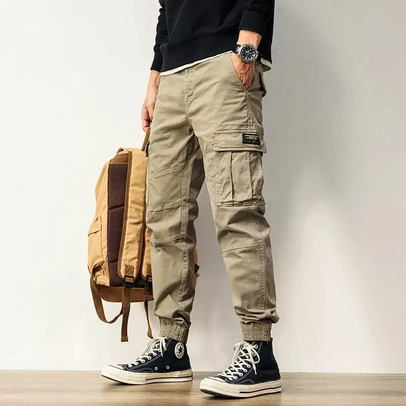 Брюки-карго Женские повседневные, уличная одежда, модные тактические хлопковые джоггеры с большими карманами, осень 
Брюки-карго Женские повседневные, уличная одежда, модные тактические хлопковые джоггеры с большими карманами, осень