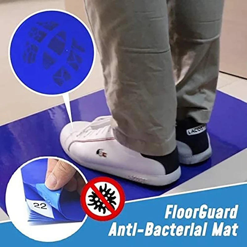 Floor Guard Anti-Bacterial Peel Off Mat,Professional Grade Sticky Floor Protection Mats,Cleanroom Sticky Tac Tacky Mats
Floor Guard Anti-Bacterial Peel Off Mat,Professional Grade Sticky Floor Protection Mats,Cleanroom Sticky Tac Tacky Mats