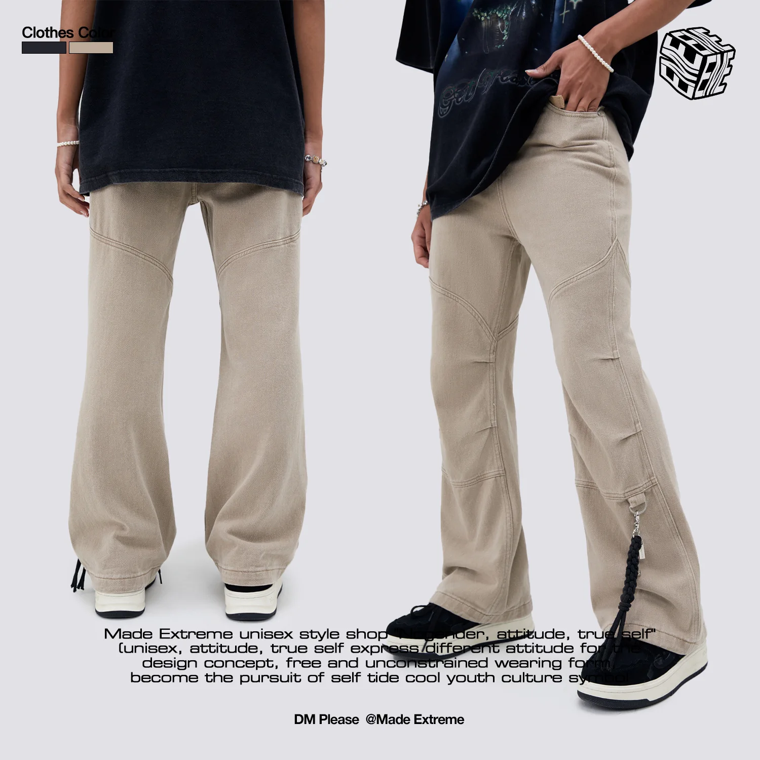 MADEEXTREME Cleanfit Logging Pants VIBE Relaxed Micro Flap Pants Men Japanese Streetwear Cargo Pants Vintage Tousers 
MADEEXTREME Cleanfit Logging Pants VIBE Relaxed Micro Flap Pants Men Japanese Streetwear Cargo Pants Vintage Tousers