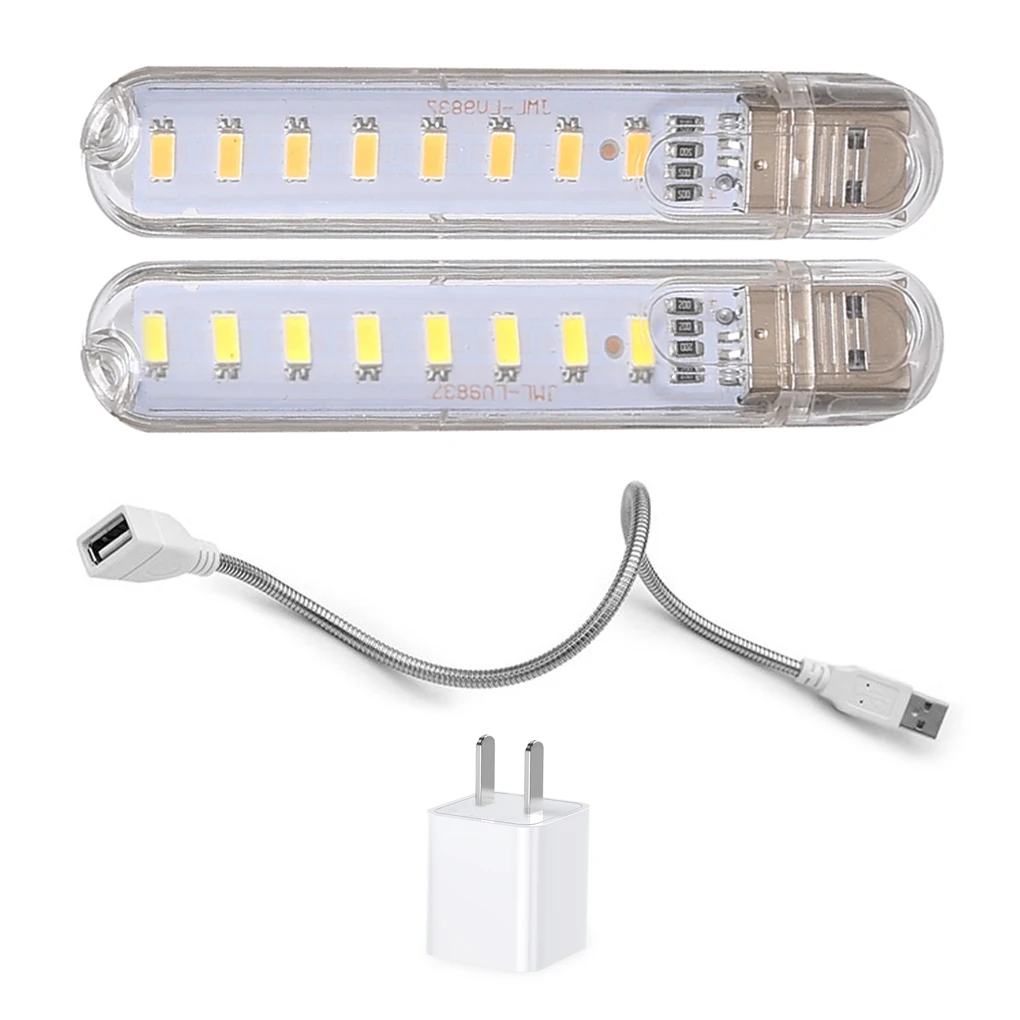 Ultra Bright Reading Book Lamp Mini Portable USB LED Book Light DC5V 8leds 24leds Lights For Power Bank PC Laptop Notebook
Ultra Bright Reading Book Lamp Mini Portable USB LED Book Light DC5V 8leds 24leds Lights For Power Bank PC Laptop Notebook