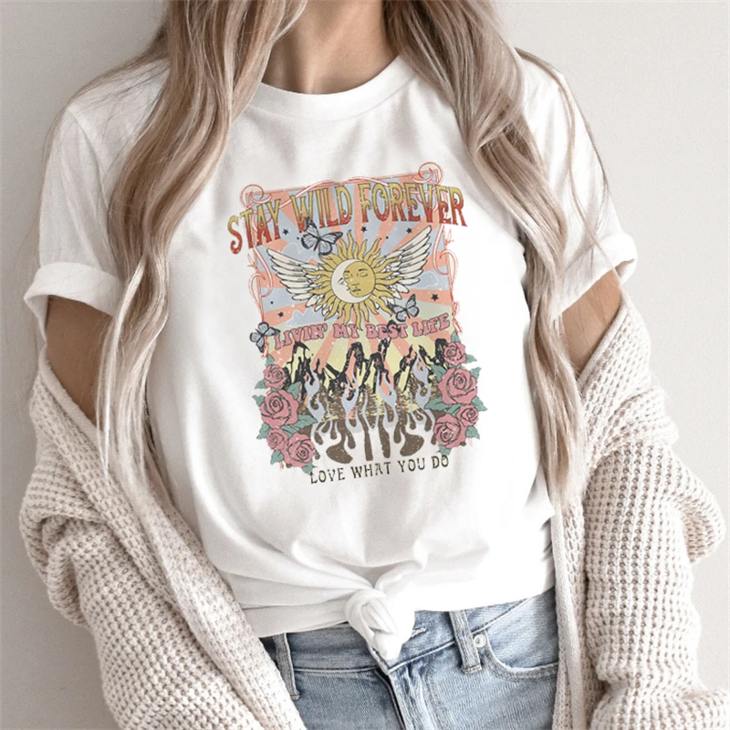 Short Sleeve O Neck 90's Clothes Casual Summer T-shirts Fashion Women's Printed T-shirts Women's Tops Graphic T-shirts.
Short Sleeve O Neck 90's Clothes Casual Summer T-shirts Fashion Women's Printed T-shirts Women's Tops Graphic T-shirts.