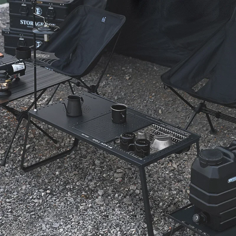 Outdoor Camping Blackened IGT Table Portable round Picnic Table Multifunctional Aluminum Alloy Folding Table Cell Board Sets
Outdoor Camping Blackened IGT Table Portable round Picnic Table Multifunctional Aluminum Alloy Folding Table Cell Board Sets
