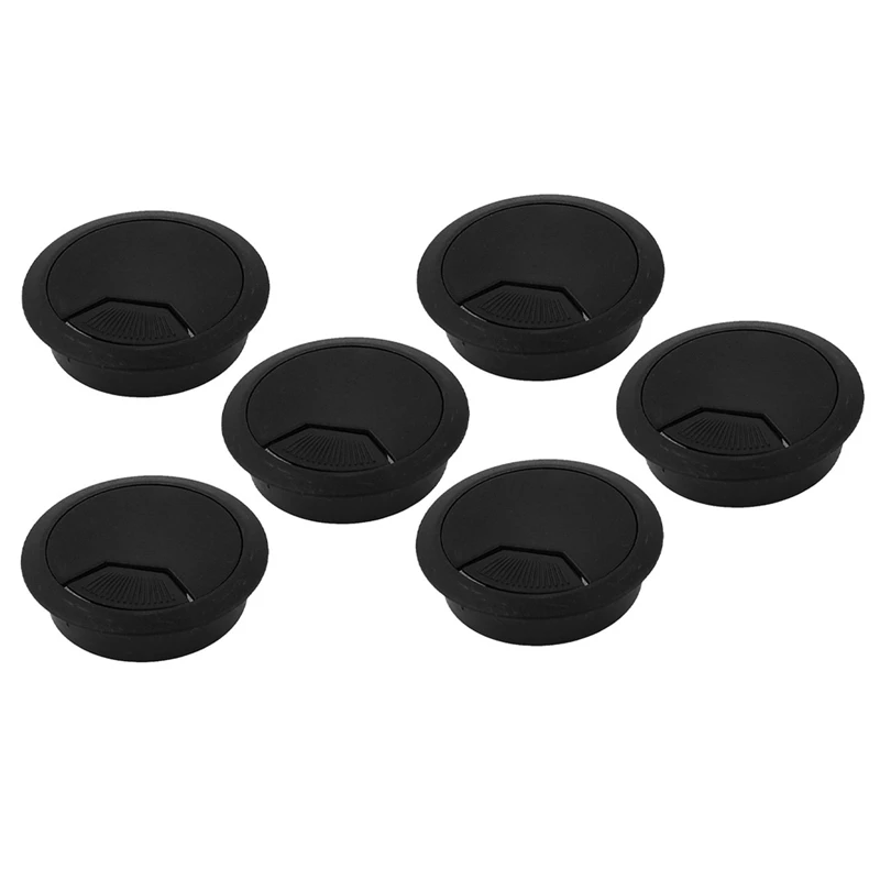 6 шт., втулки для кабеля компьютерного стола, 60 мм 
6 шт., втулки для кабеля компьютерного стола, 60 мм